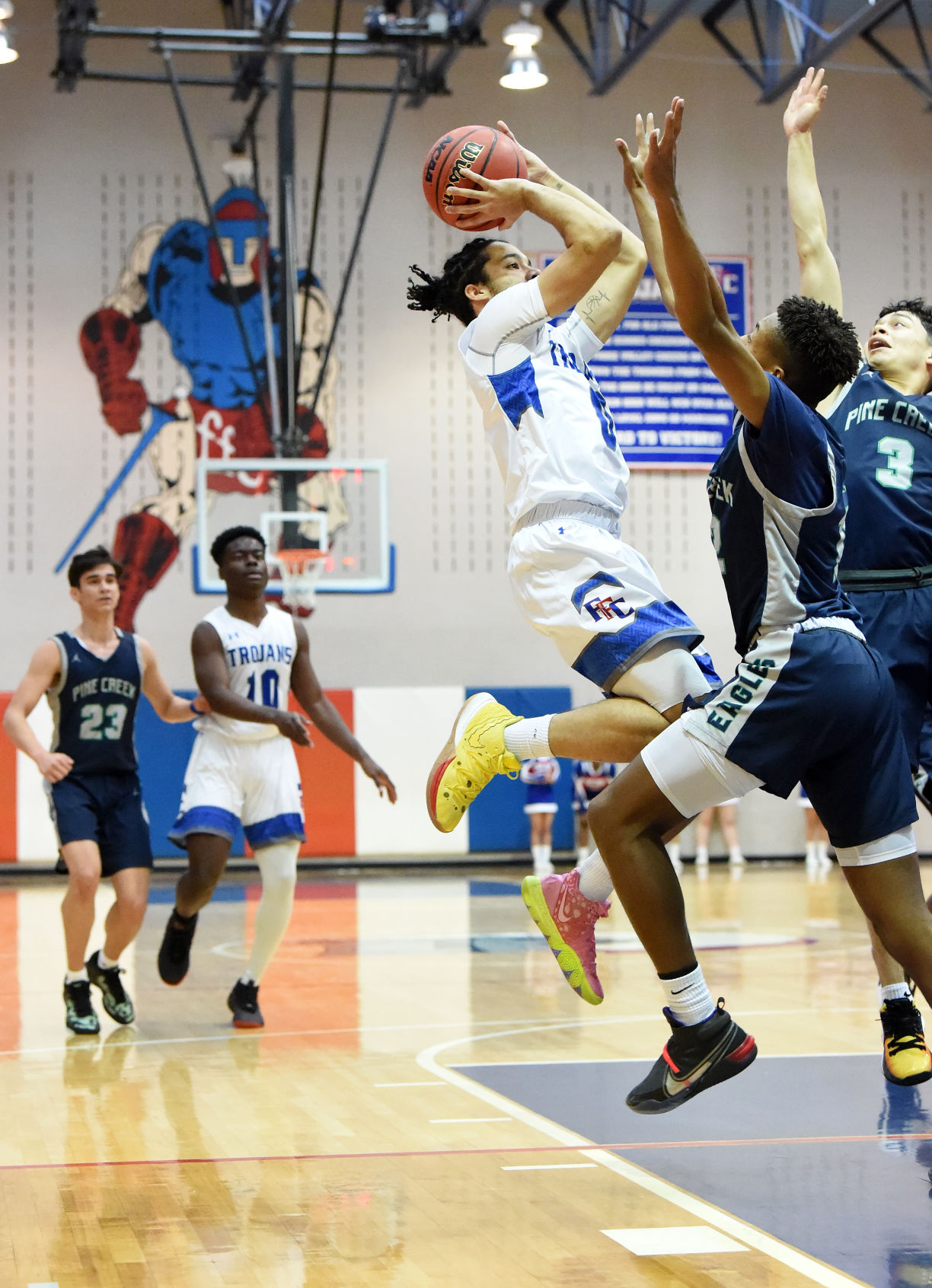 PHOTOS: Fountain-Fort Carson Trojans (58) Pine Creek Eagles (70)